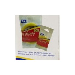 CINTA ADHE 205 CELOFAN 12X33 TUK CAJA/12