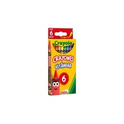 CRAYON ESTANDARD C/6 52-3006 CRAYOLA