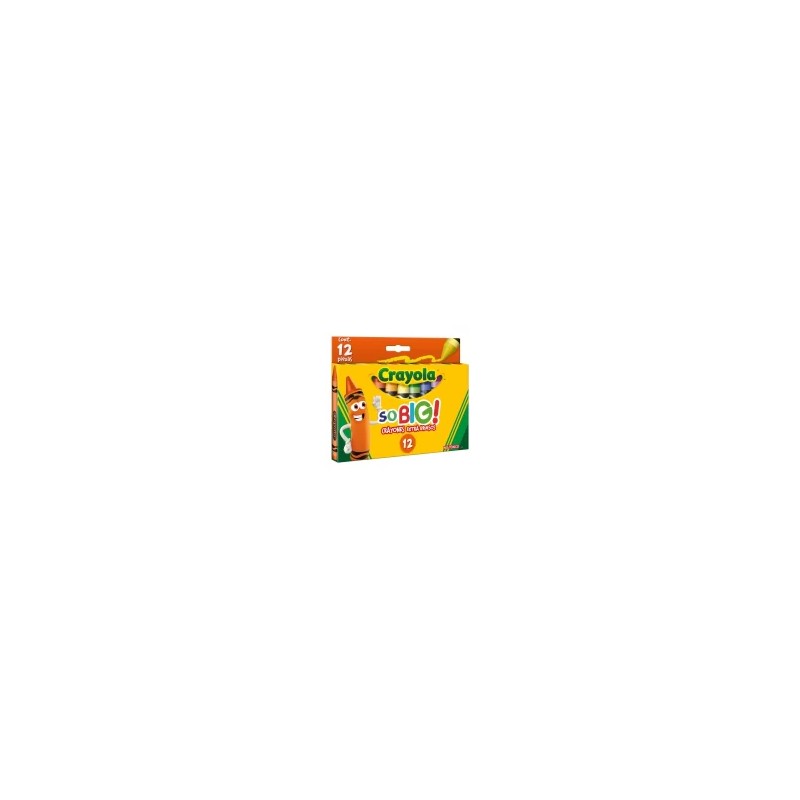 CRAYON EXTRAJUMBO C/12 52-1912 SO BIG CRAYOLA