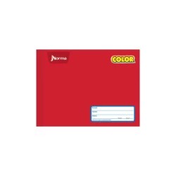 CUADERNO COSIDO PLAST. 100 HJ 1296 F/I 5MM NORMACOL