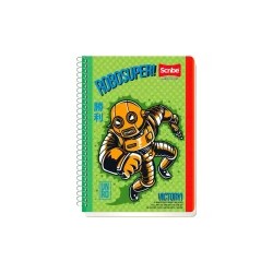 CUADERNO ESPIRAL MEGA 100HS 4540 F/F R/G SCRIBE