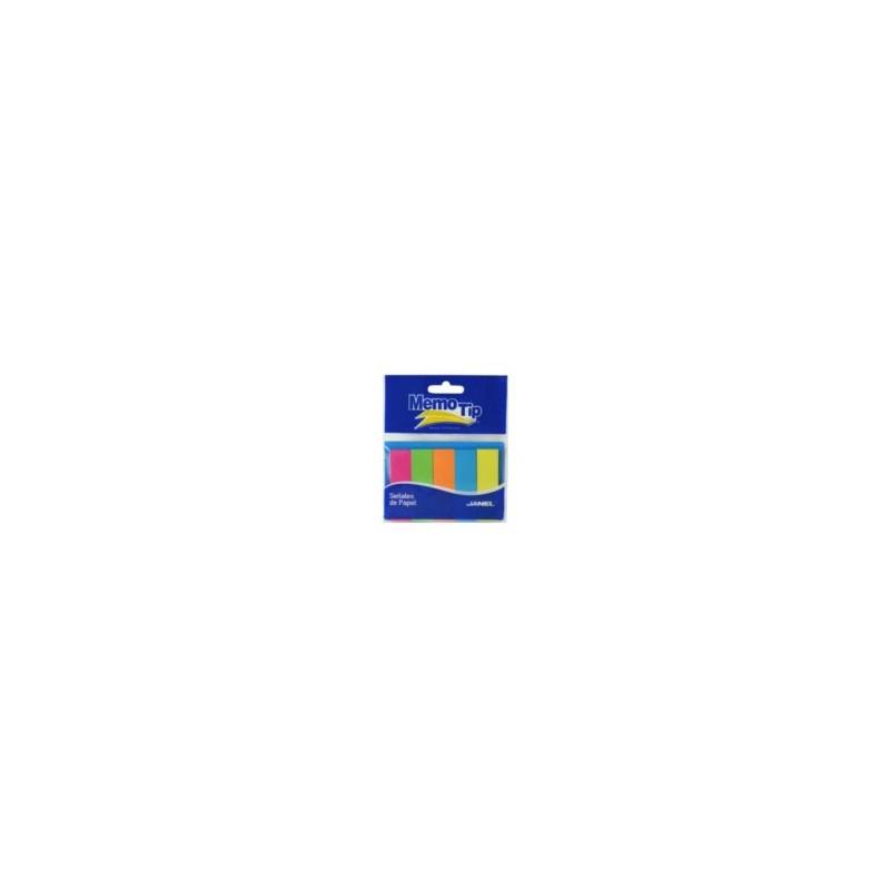 BANDERITAS MINI PAPEL C/5 COLORES MEMOTIP