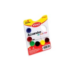 ACUARELA PALETA C/6 CLS 2496 VINCI