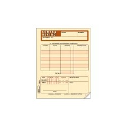 BLOCK CONTRARECIBO DUPL 2064 1/4 CTA C/3 PRINTAFORM