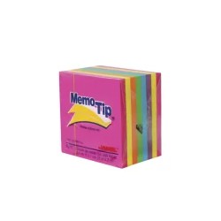 BLOCK NOTAS MINI 2X2 NEON C/400HS MEMOTIP