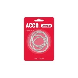 ARGOLLA METALICA 2.54 CM 1 C/5 ACCO