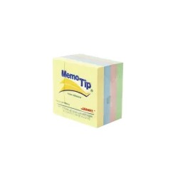 BLOCK NOTAS MINI 2X2 PASTEL C/400HS MEMOTIP