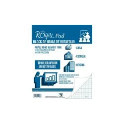 BLOCK ROTAFOLIO BLANCO 25 HJS. 64.3 X 79 CMS ROYAL PAD