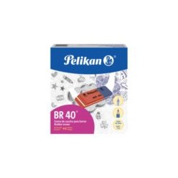 BORRADOR BICOLOR P/LAPIZ Y TINTA BR-40 PELIKAN CAJA/40