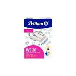 BORRADOR BLANCO WS-20 PELIKAN CAJA/20
