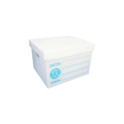 CAJA ARCHIVO PLAST CTA TAPA SEP 26 36.5X30X25CM GEO