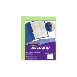 CARPETA ACCOGRIP P0966 CARTA VERDE CLARO C/4 ACCO