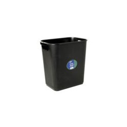 CESTO NEGRO RECTANGULAR JUMBO 8025NE 23LTS SABLON